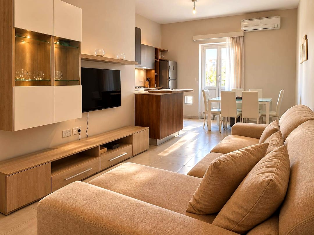 Apartment in Sliema - 2 beds, 2 baths — 1