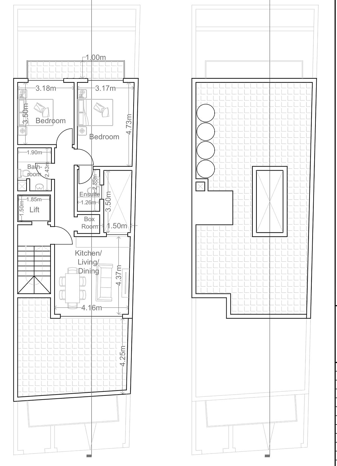 Penthouse in Mosta - 2 beds, 2 baths — 2