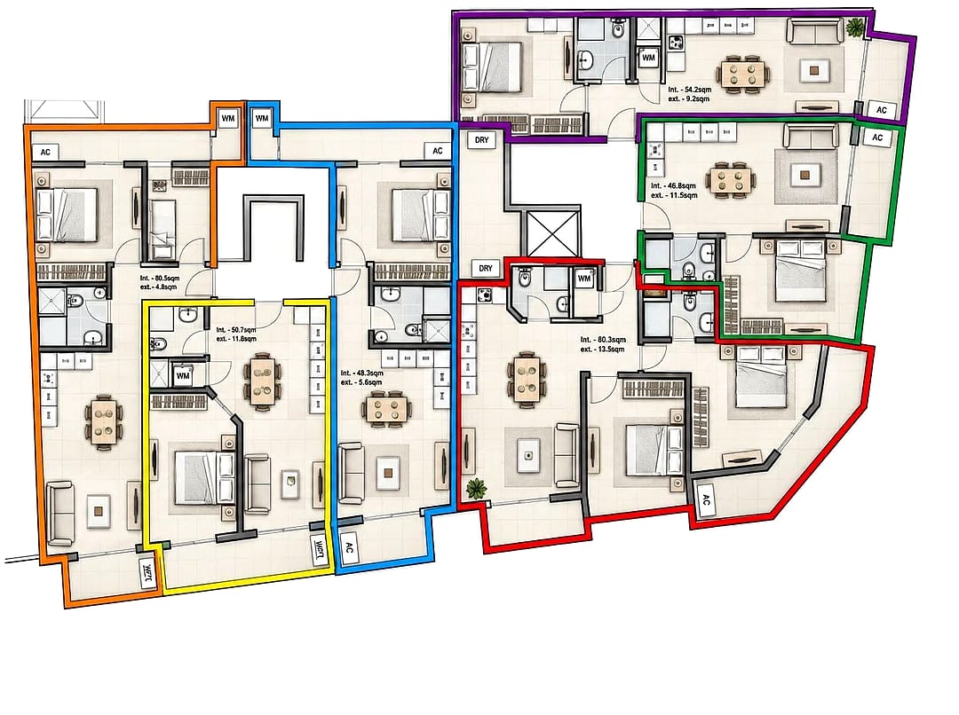 Apartment in Bugibba - 2 beds — 4