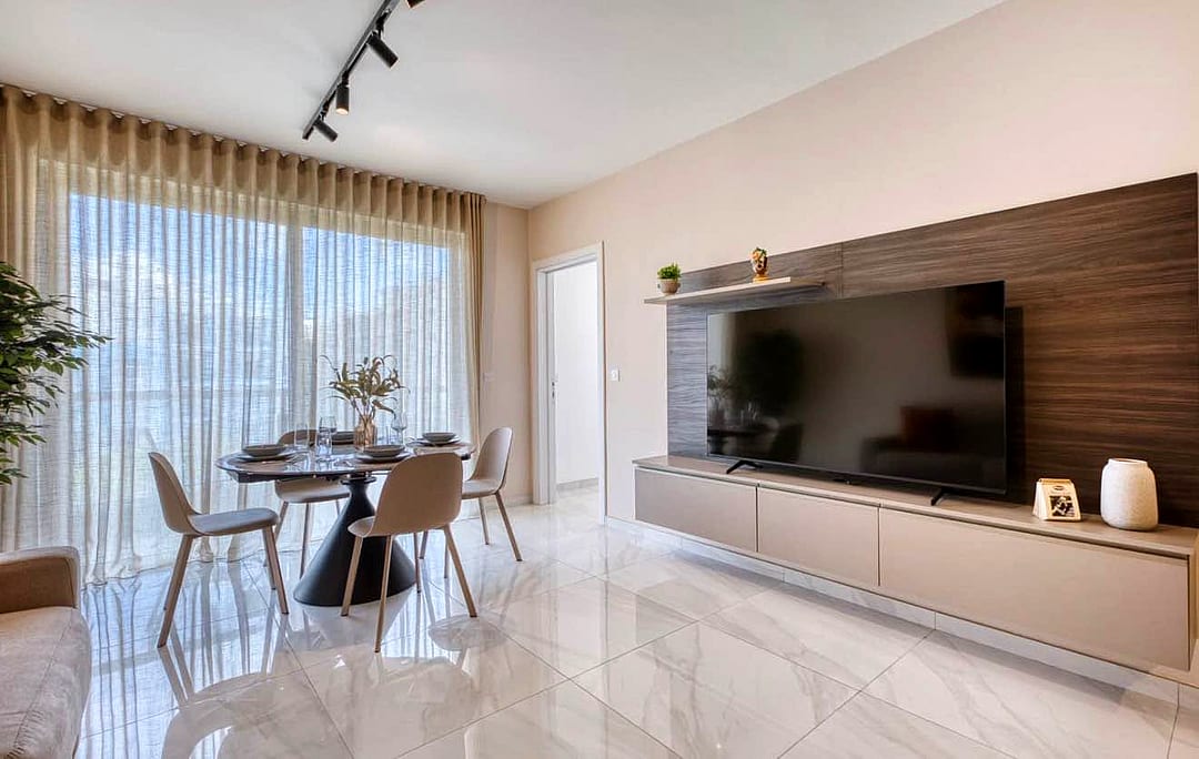 Apartment in Qawra - 2 baths — 3