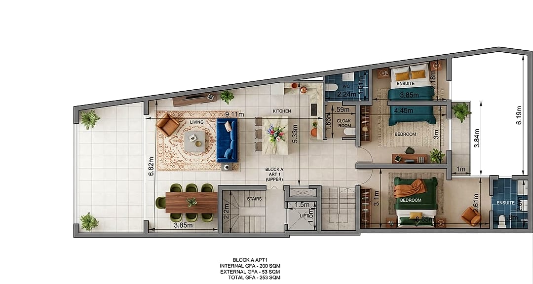 Apartment in Santa Venera — 1