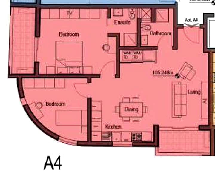 Apartment in Qawra - 2 beds — 2