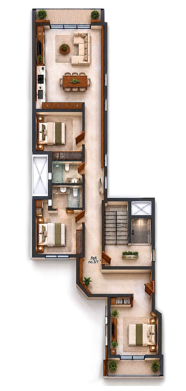 Apartment in Gozo - 3 beds, 2 baths — 1