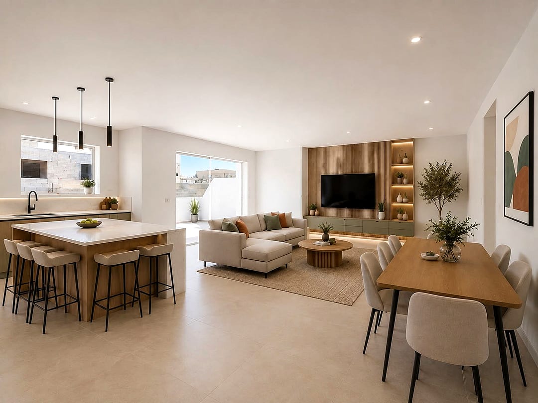 Penthouse in Mellieha - 3 beds, 2 baths — 1