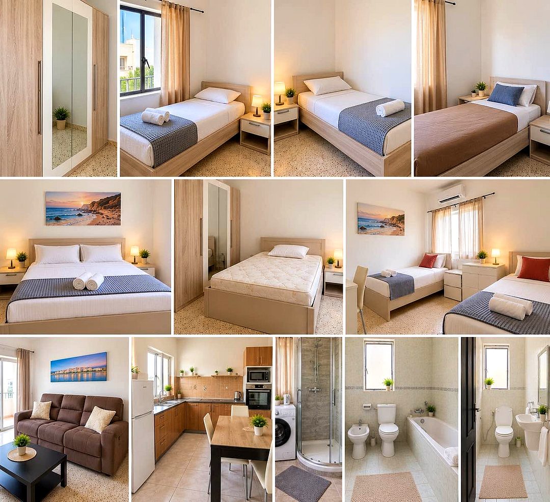 Apartment in Naxxar - 4 beds, 2 baths — 1