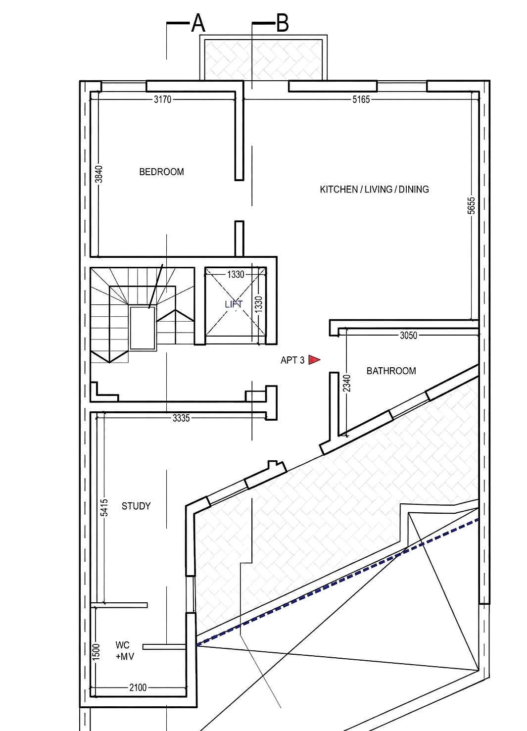 Apartment in Gzira - 1 bed, 2 baths — 1