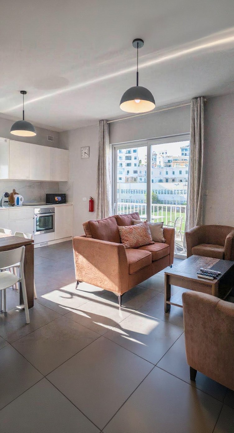 Apartment in Gzira - 3 beds, 2 baths — 1