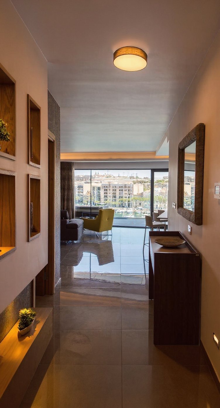 Modern One-Bedroom Apartment with Marina Views in Ta’ Xbiex — 2