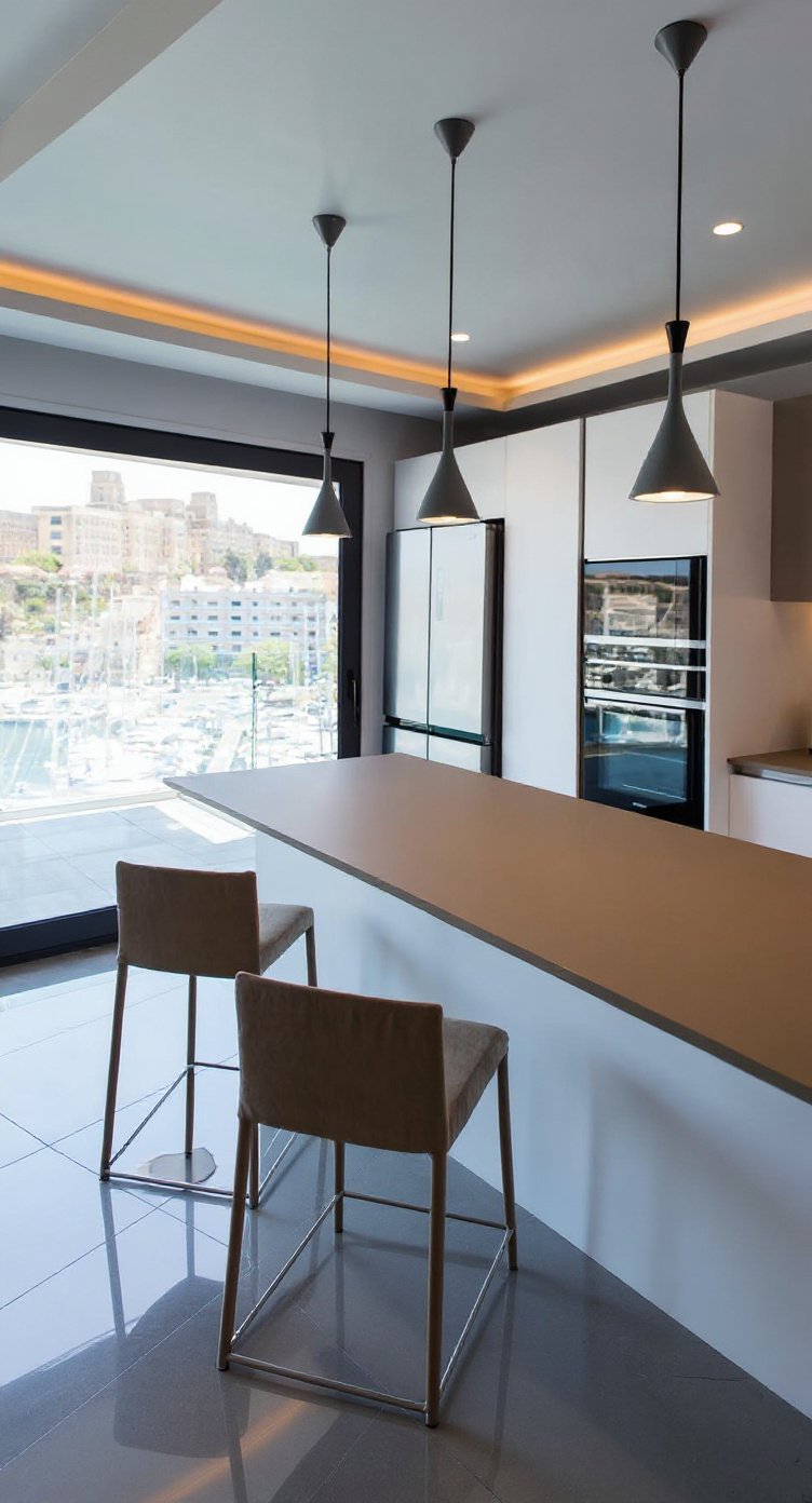 Modern One-Bedroom Apartment with Marina Views in Ta’ Xbiex — 3