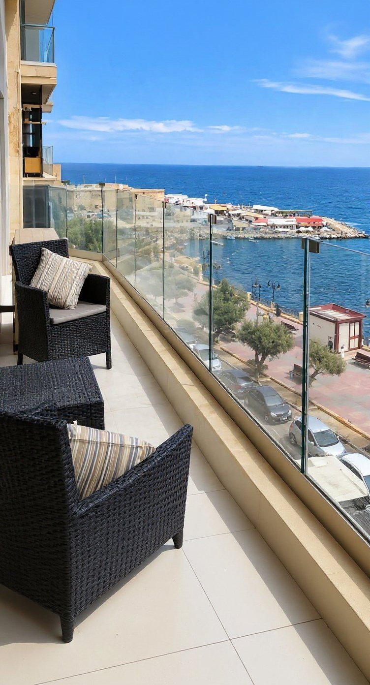 Apartment in Sliema - 3 beds, 2 baths — 1